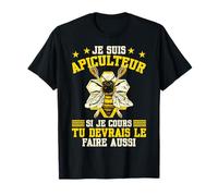 Si Je Cours Tu Devrais Le Faire Aussi Abeille Apiculteur T-Shirt