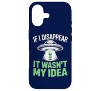 Si Je disparais, ce n'était Pas Mon idée : Un drôle d'enlèvement Extraterrestre Coque pour iPhone 17