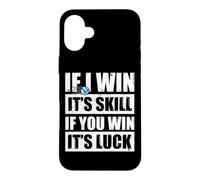 Si Je gagne, C'est du Volley-Ball Amusant Coque pour iPhone 16 Plus