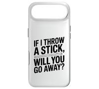 Si Je Jette Un bâton, Vas-tu t'en Aller ? Amoureux des Chiens Coque pour iPhone Air