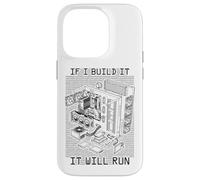 Si Je Le construis, Funny PC Builder Computer Code Gamer fonctionnera Coque pour iPhone 14 Pro