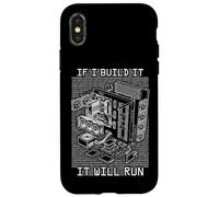 Si Je Le construis, Funny PC Builder Computer Code Gamer fonctionnera Coque pour iPhone X/XS