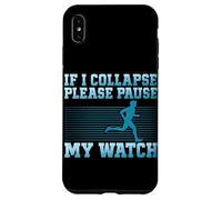 Si Je m'effondre, Veuillez Mettre ma Montre en Pause Coque pour iPhone XS Max