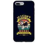 Si Je ne Peux Pas amener Mon Chien Funny Horgi Husky Corgi Mix Lover Coque pour iPhone 7 Plus/8 Plus