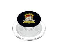 Si Je ne Peux Pas Apporter Mon Blanc Russe, Je ne deviendrai Pas propriétaire d'un Chat PopSockets PopGrip pour MagSafe
