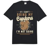 Si Je ne Peux Pas Apporter Mon Capybara, propriétaire d'un Animal de Compagnie, Zoo Animals Capybara Comfort Colors Adult Heavyweight T-Shirt