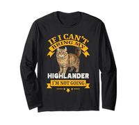 Si Je ne Peux Pas Apporter Mon Highlander, Je ne Vais Pas Devenir Un Chat Exotique Manche Longue