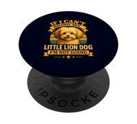 Si Je ne Peux Pas Apporter Mon Löwchen, Je n'irai Pas Chercher Un Chien, Maman, Papa PopSockets PopGrip Adhésif