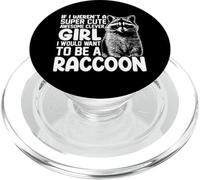 Si Je n'étais Pas Une Fille Super Mignonne, géniale et Intelligente, Je Le Voudrais PopSockets PopGrip pour MagSafe