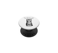 Si Je Shenan Une Fois, Je Vais Shenanigan Funny Cat Irish PopSockets PopGrip Adhésif
