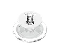 Si Je Shenan Une Fois, Je Vais Shenanigan Funny Cat Irish PopSockets PopGrip pour MagSafe