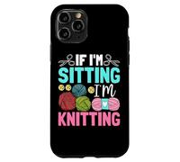 Si je suis assise, je tricote Yarn Love Coque pour iPhone 11 Pro