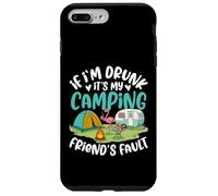 Si Je suis bourré, C'est la faute de Mon ami de Camping Coque pour iPhone 7 Plus/8 Plus