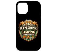 Si Je suis bourré, C'est la faute de Mon ami de Camping Funny Camper Gag Coque pour iPhone 12/12 Pro