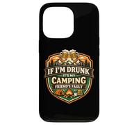 Si Je suis bourré, C'est la faute de Mon ami de Camping Funny Camper Gag Coque pour iPhone 13 Pro