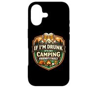Si Je suis bourré, C'est la faute de Mon ami de Camping Funny Camper Gag Coque pour iPhone 17