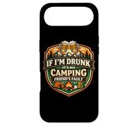Si Je suis bourré, C'est la faute de Mon ami de Camping Funny Camper Gag Coque pour iPhone Air