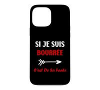 Si Je suis bourrée Femme Soirée Alcool Humour Apéro Duo Coque pour iPhone 13 Pro Max