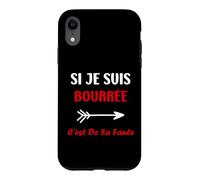 Si Je suis bourrée Femme Soirée Alcool Humour Apéro Duo Coque pour iPhone XR