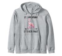 Si Je suis Ivre, C'est sa faute, fête de Mariage Amusante Entre célibataires Sweat à Capuche