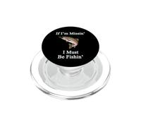 Si Je suis portée disparue, Je Dois pêcher à la Truite Arc-en-Ciel PopSockets PopGrip pour MagSafe