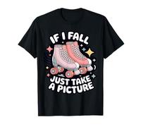 Si Je Tombe, il Suffit de Prendre Une Photo en Faisant du Patin à roulettes T-Shirt
