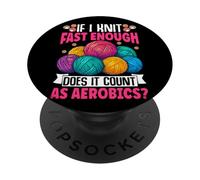 Si je tricote assez vite, cela compte comme de l'aérobic PopSockets PopGrip Adhésif