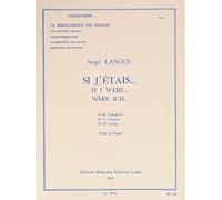 LANCEN S. - SI J'ETAIS - FLUTE ET PIANO