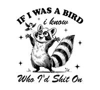 Si j'étais un stylo à bille, je saurais qui est sur le raton laveur Stickers muraux 42x47.4cm Installation facile Noir