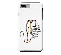 Si la Musique est la Nourriture de l'amour, jouez au Casque Coque pour iPhone 7 Plus/8 Plus