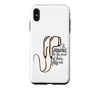Si la Musique est la Nourriture de l'amour, jouez au Casque Coque pour iPhone XS Max