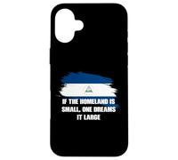 Si la Patrie est Petite, on Le rêve Grand Ruben Dario Coque pour iPhone 16 Plus