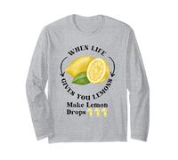 Si la Vie Vous Donne des Citrons, préparez des Gouttes de Citron à Boire de façon Amusante Manche Longue