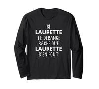 Si Laurette Te dérange sache Que Laurette Manche Longue