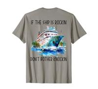Si le bateau est Rockin Don't Bother Knockin Croisière lune de miel T-Shirt