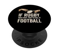 Si Le Rugby était Facile, Ils l'appelleraient Football The Creation Adam PopSockets PopGrip Adhésif