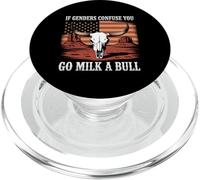 Si Les Genres Vous embrouillent, Allez traire Un Taureau américain PopSockets PopGrip pour MagSafe