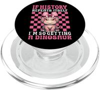 Si l'histoire se répète, Je Vais Avoir Un tricératops de Dinosaure PopSockets PopGrip pour MagSafe