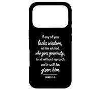 Si l'un d'entre Vous Manque de Sagesse, Verset de la Bible, Écriture de Foi, Jacques Coque pour iPhone 17 Pro