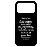 Si l'un d'entre Vous Manque de Sagesse, Verset de la Bible, Écriture de Foi, Jacques Coque pour iPhone 17 Pro Max