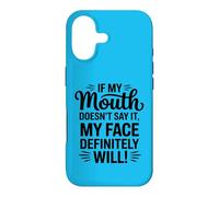 Si ma Bouche ne Le Dit Pas, Mon Visage Sera Sarcastique Coque pour iPhone 17
