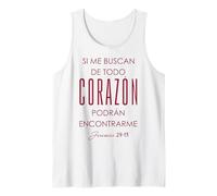 Si me buscan de todo corazón, podrán encontrarme. Débardeur