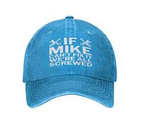 Si Mike ne Peut Pas Le réparer, Nous Sommes Tous foutus. Casquette de Camionneur délavée, Casquette de Baseball réglable pour Papa