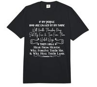 Si Mon Peuple est appelé par Mon nom, 2 Chroniques 7:14 Comfort Colors Adult Heavyweight T-Shirt