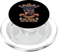 Si Mon Rottweiler ne t'aime Pas Dog Lover Rottweiler PopSockets PopGrip pour MagSafe