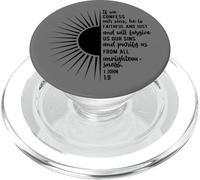 Si nous confessons nos péchés, il est fidèle 1 Jean 1:9 PopSockets PopGrip pour MagSafe