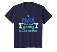 Si Papa ne Peut Pas l'ajuster Nul Peut Le Faire Papa T-Shirt, Enfant, Bleu Marine, 8 Ans