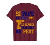 Si Papé ne peut pas le Réparer Personne ne Peut Humour Papé T-Shirt