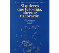 Si Queires Que Te Lo Diga, Ábreme Tu Corazón - [Livre en VO] Miaja De La Peña, María Teresa (Auteur)