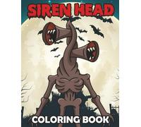 Si-ren's Heads Coloring Book: Cute Characters coloring Pages, Fun, One-Sided Jumbo Designs for Kids